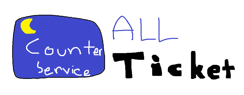 All ticket logo drew by Patato